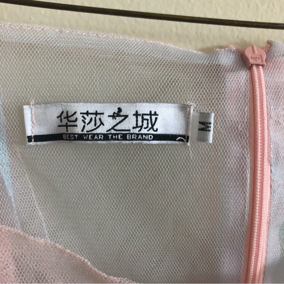 Sheer Mesh Pastel Pink, Blue, & Lavender Fairy Dress - Picture 3 of 3